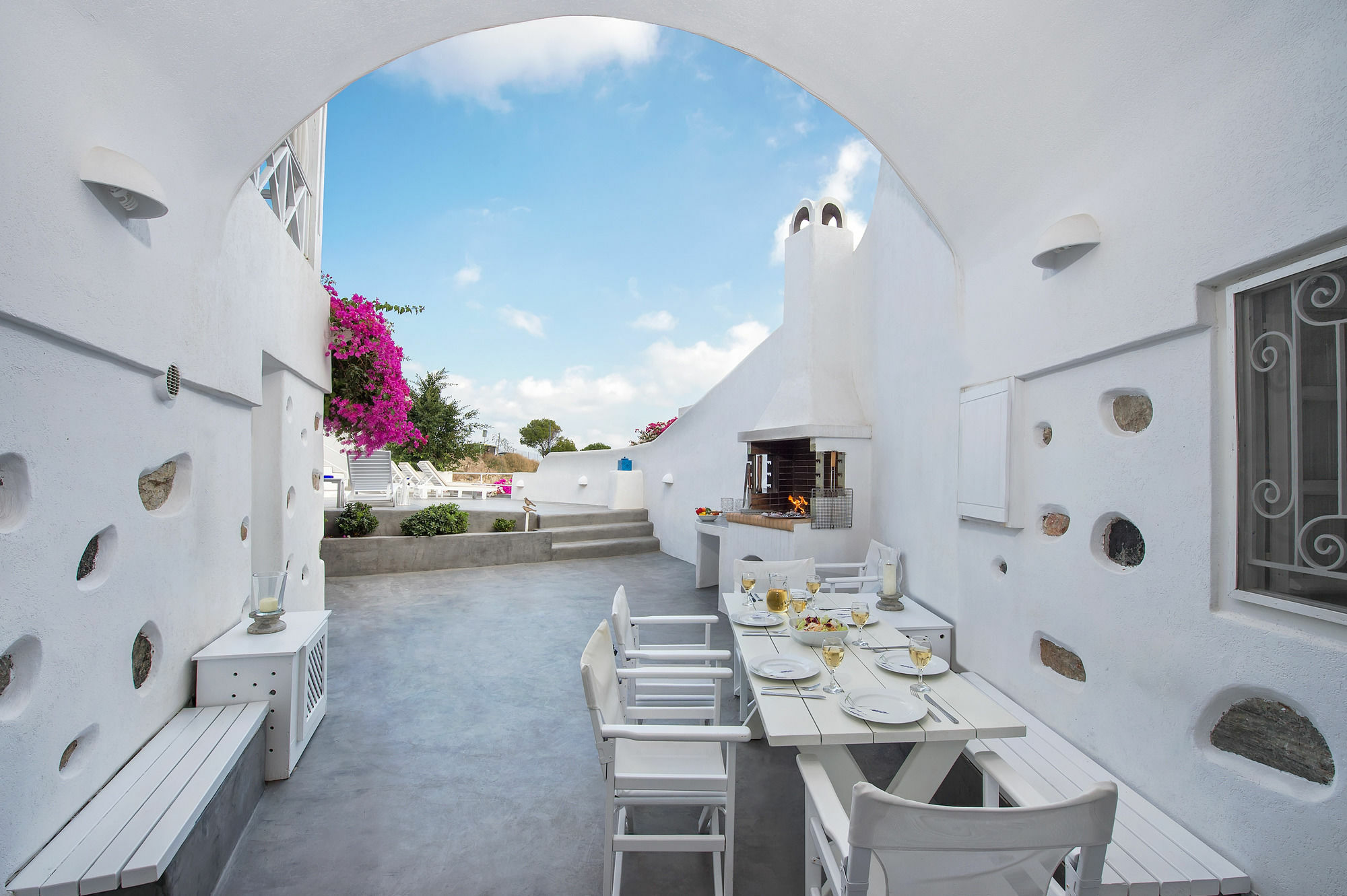 White Cave Private Villa Pyrgos Kallistis Luaran gambar